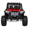Buggy UTV Terenówka dla dzieci Czerwony + Pilot + Bagażnik + Wolny Start + EVA + MP3 LED